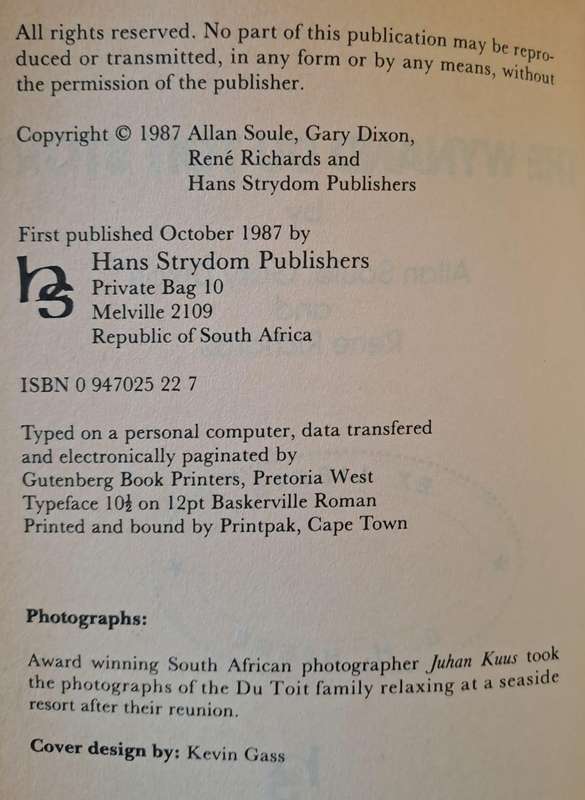 The Wynand Du Toit story - Allan Soule (paperback)