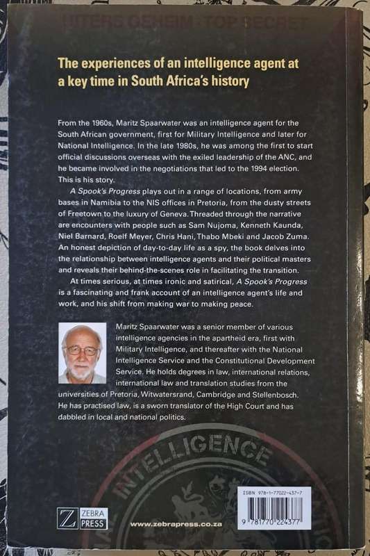 A spooks progress - Marits Spaarwater (paperback)