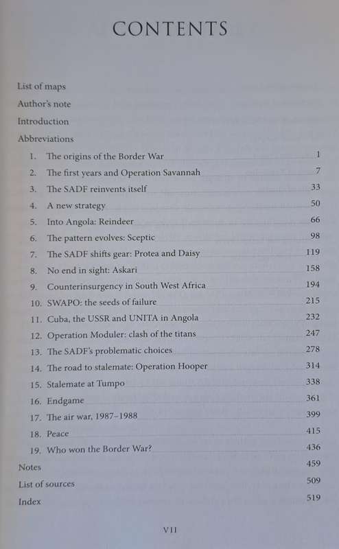 The sadf in the border war 1966-1989 (Leopold Scholtz)