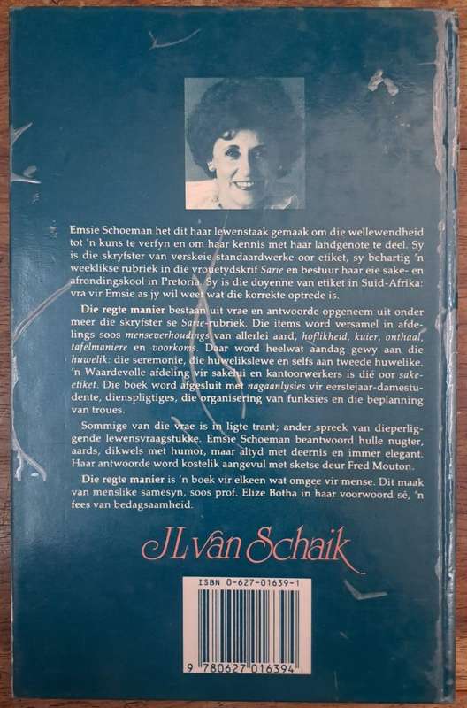 Die regte manier - Emsie Schoeman (Hard cover)