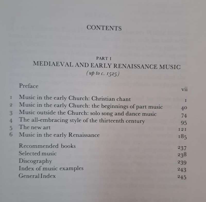 Mediaeval and early Renaissance music - Alec Harman (paperback)