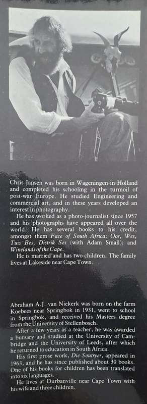 Namaqualand - Chiris Jansen (Hard cover with dj)