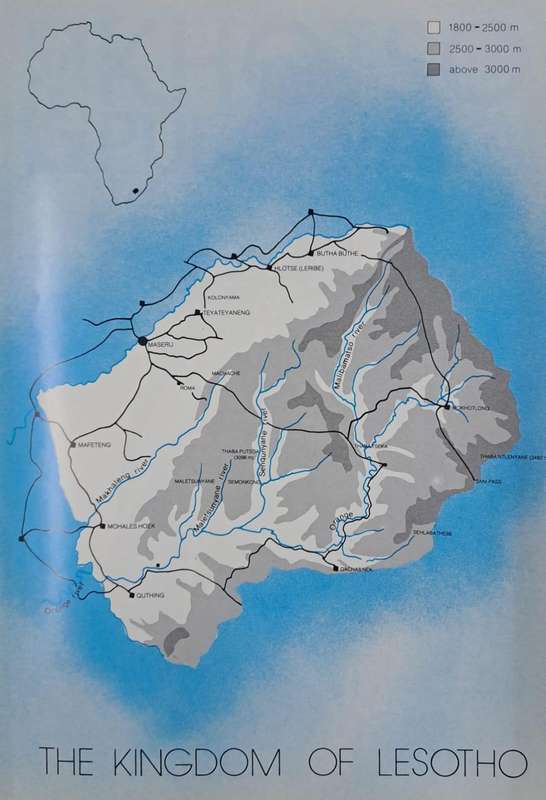 Lesotho - Dirk & Colleen Schwager (Hard cover with dj)