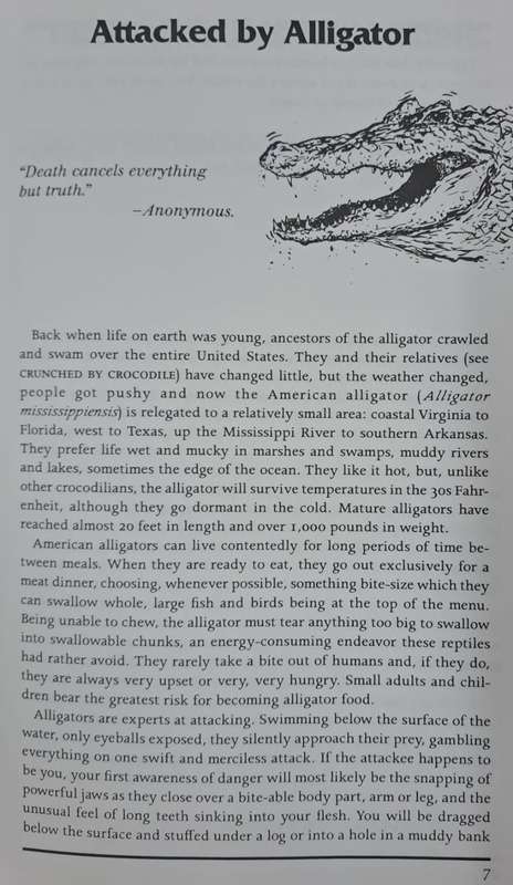 How to die in the outdoors 100 interesting ways - Buck Tilton M.S. (paperback)