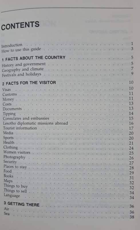 Visitors guide to Lesotho - Marco Turco (paperback)