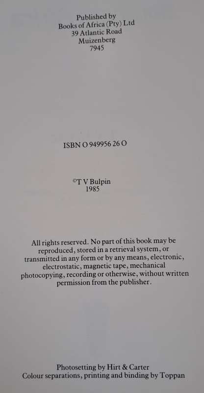 Scenic wonders of South Africa - T.V. Bulpin (Hard cover with dj)