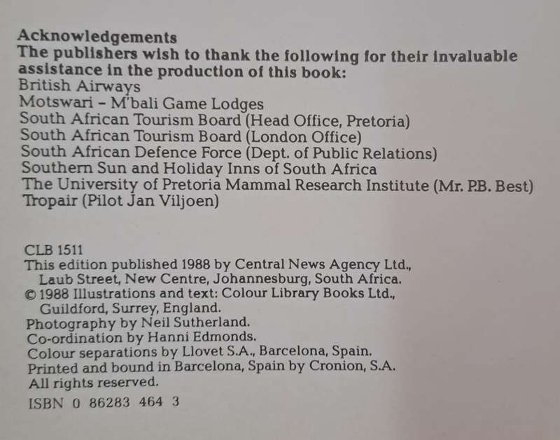 South Africa an aerial close up - Neil Sutherland (Hard cover with dj)
