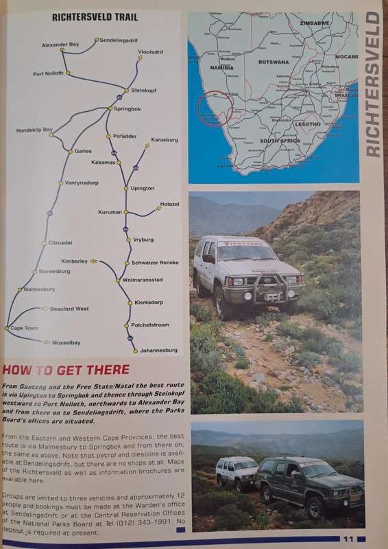 The top 4x4 trails of Southern Africa  - Jacques Eybers (paperback)