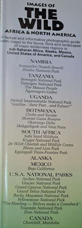 Images of the wild Africa & North America - Colin Mead (Hard cover with dj)