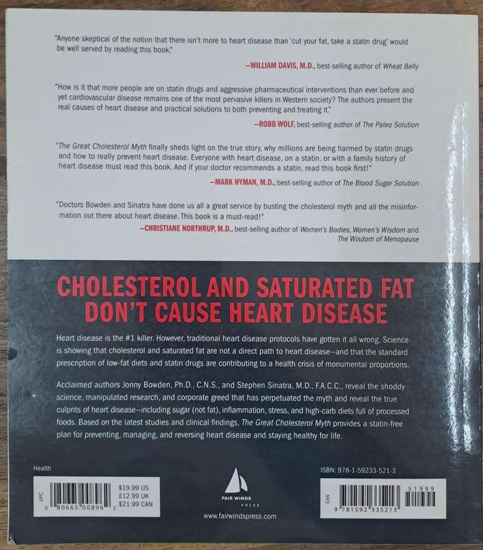 The great cholesterol myth - Jonny Bowden (paperback)