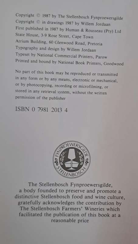 A culinary visit to historic Stellen- Magda Pretorius (Hard cover with no dj)