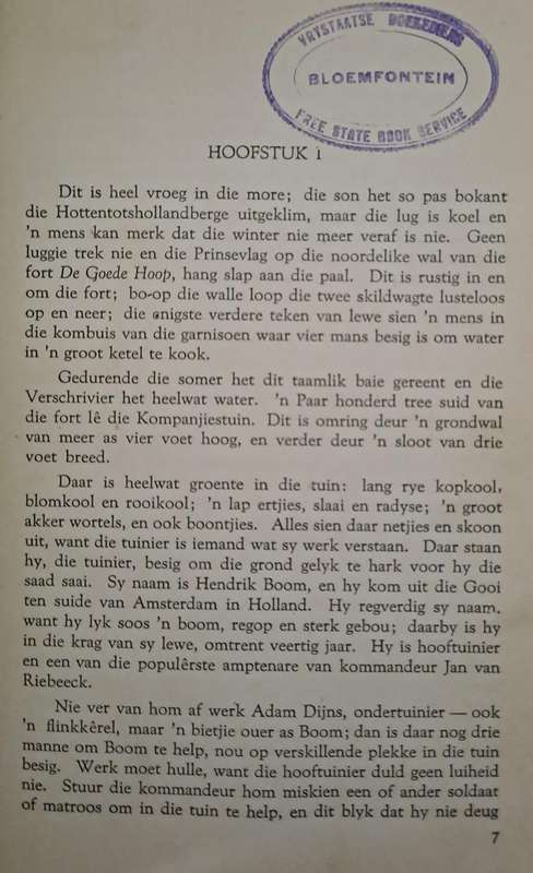 Antjie die Boerevrou - J. F. Van Oordt (Hard cover with no dj)