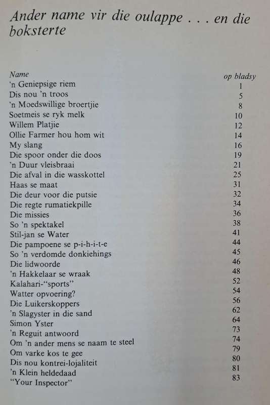 Vir n oulap en n bokstert - A. A. J. Van Niekerk (paperback)