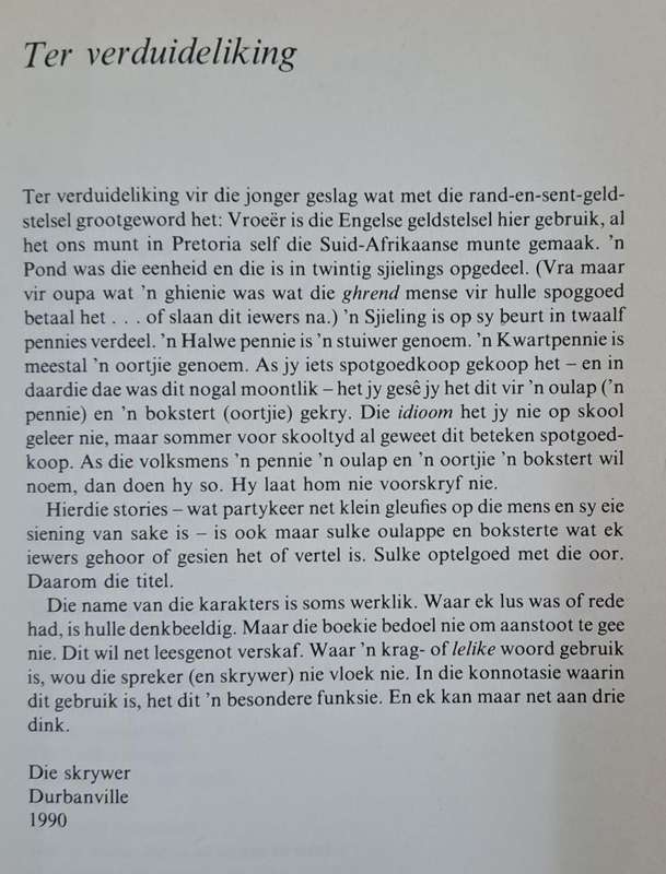 Vir n oulap en n bokstert - A. A. J. Van Niekerk (paperback)