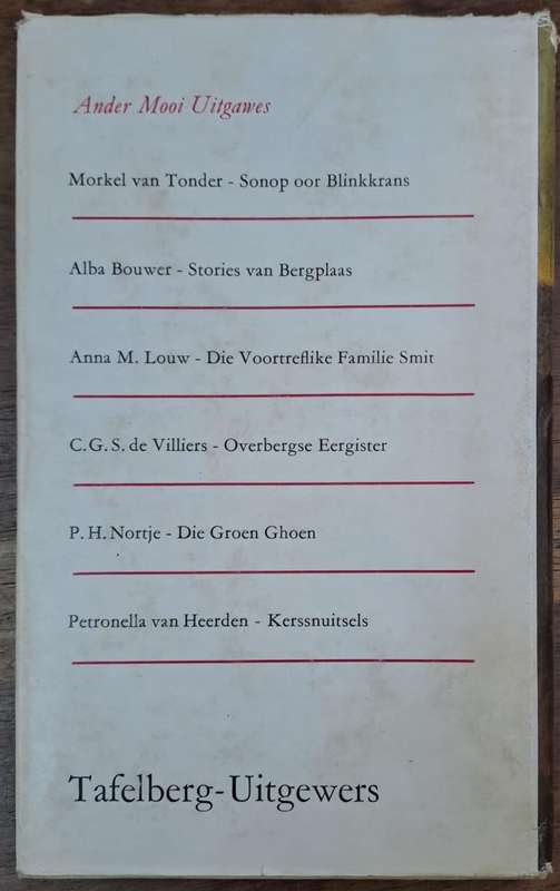 Die soutryers A. A. J. Van Niekerk (Hard cover with dj)