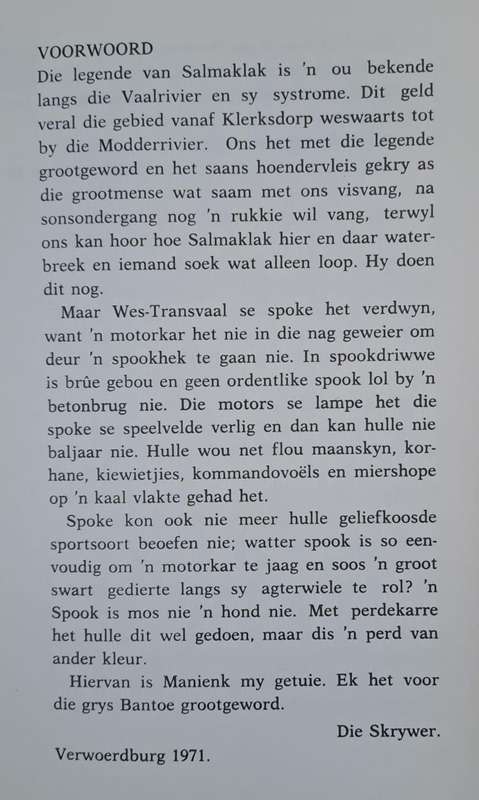 Salmaklak - Ben Venter (Hard cover with no dj)