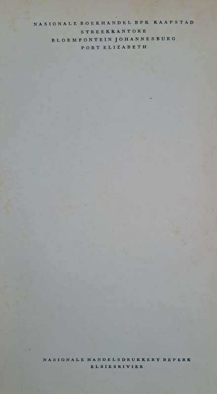Drietoon van die Vrystaat - H. J. Vermaas (Hard cover with no dj)