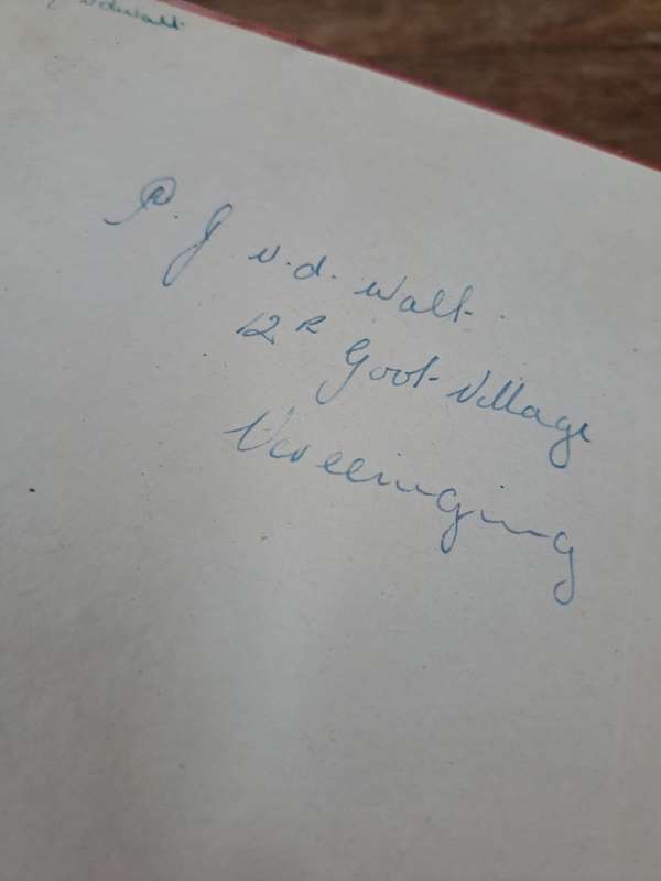 Die therons van Groenkloof - F. A. F. Wichmann (Hard cover with no dj)