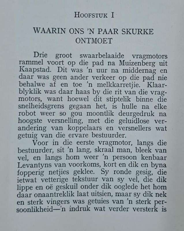 Die dood agtervolg die Kabeljou - Jan Waterman (Hard cover with no dj)
