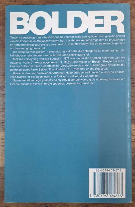 Bolder - Elise Muller (paperback)