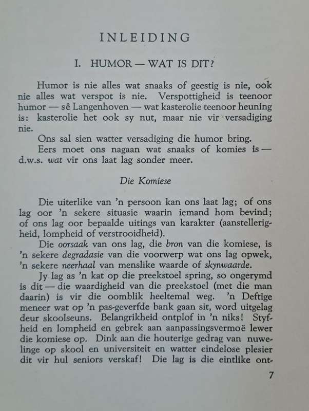 Afrikaanse Humorverhale - F. E. J. Malherbe (Hard cover with dj)