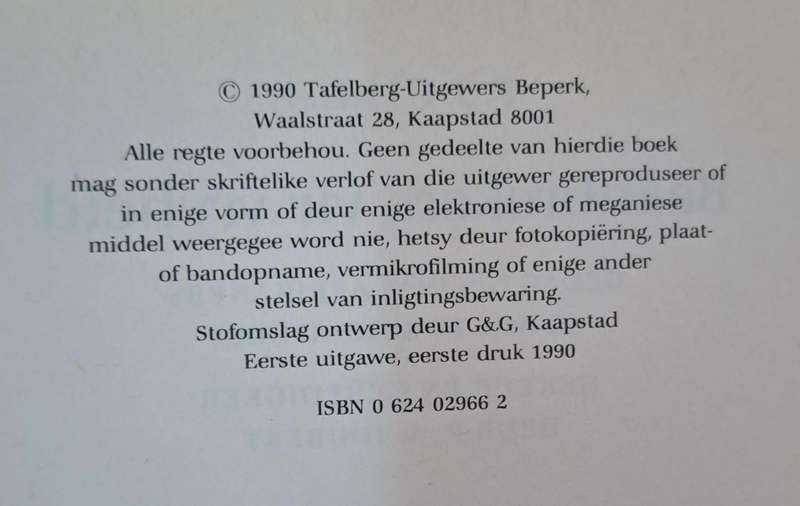 Baanbrekers - P.J. Cillié (Hard cover with dj)