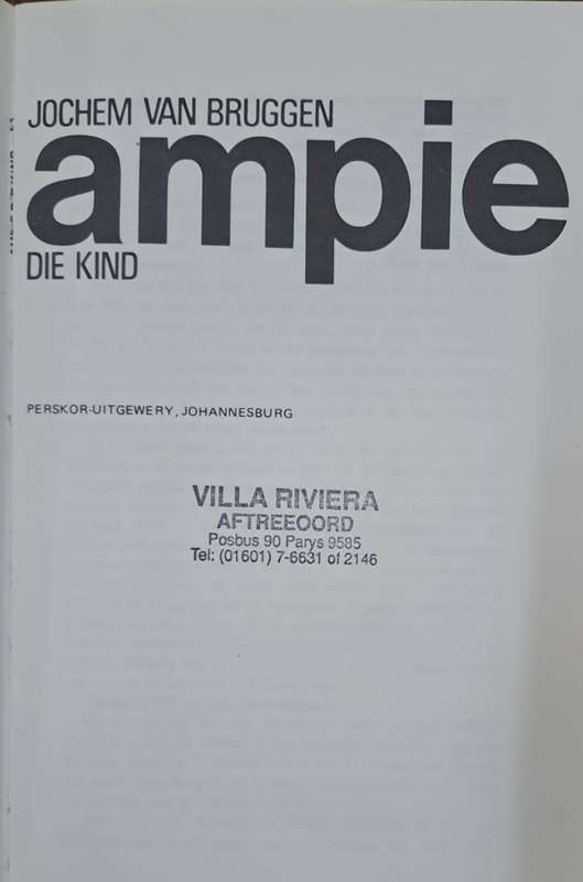 Ampie 3 die kind - Jochem van Bruggen (Hard cover with no dj)
