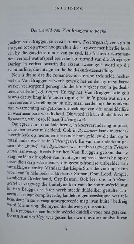 Drie prosastukke van Jochem van Bruggen - A. P. Grové (Hard cover with no dj)