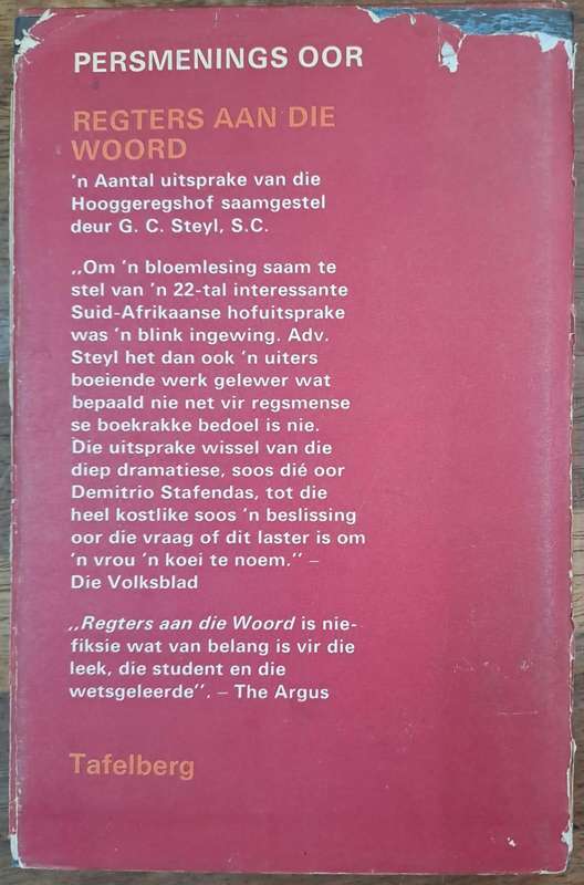 Die vontsteen verhoor - Kas van den bergh (Hard cover with no dj)
