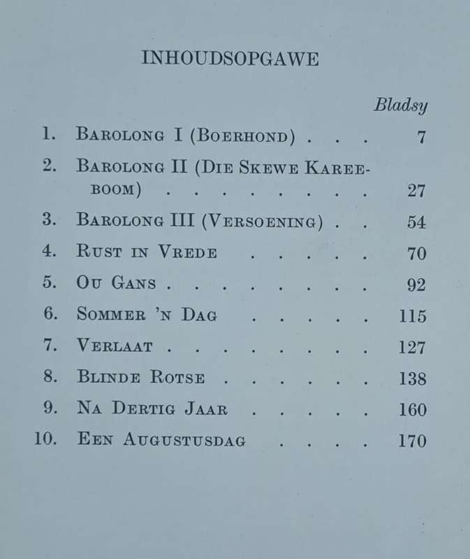Barolong - J. R. L. van Bruggen (Hard cover with no dj)