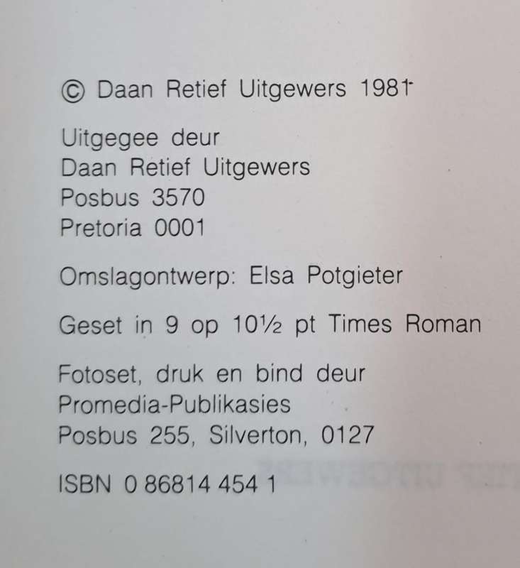 Kromburg  - C. M. Van den Heever (Hard cover with dj)