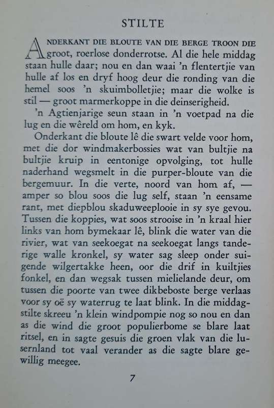 Langs die grootpad - C.M. van den Heever (Hard cover with no dj)