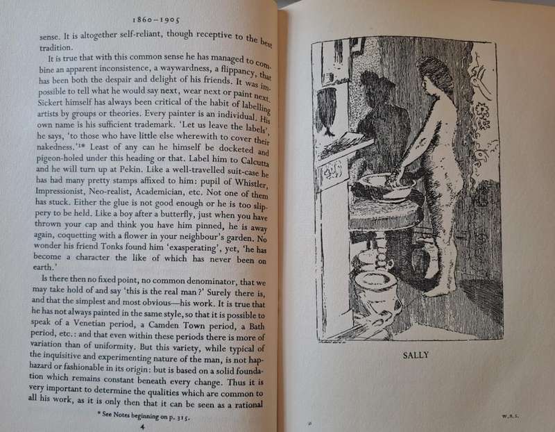 The Life and Opinions of Walter Richard Sickert - Robert Emmons(Hard Cover with DJ)