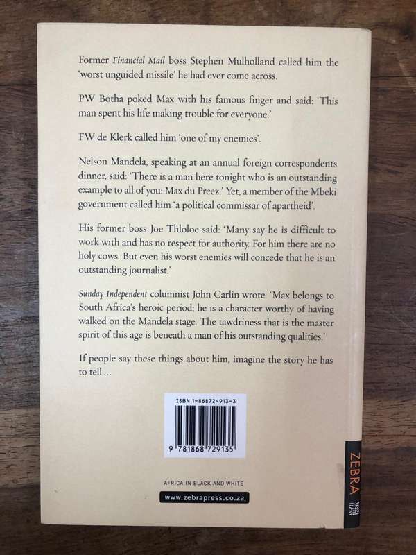 Pale Native - Max Du Preez (Paperback)