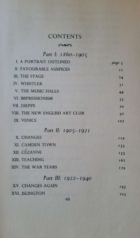 The Life and Opinions of Walter Richard Sickert - Robert Emmons(Hard Cover with DJ)