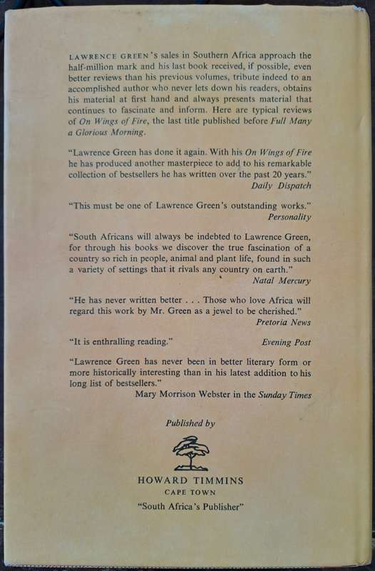 Full Many A Glorious Morning. - First Edition (Hardcover with DJ)