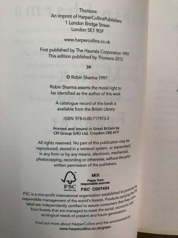 The Monk who sold his Ferrari - Robin Sharma (Paperback)