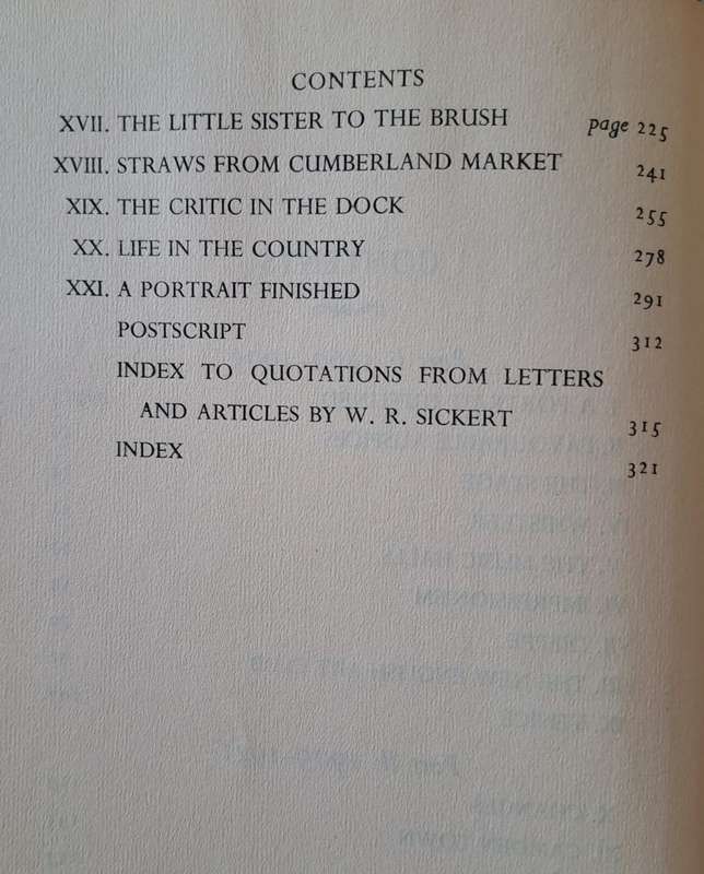 The Life and Opinions of Walter Richard Sickert - Robert Emmons(Hard Cover with DJ)