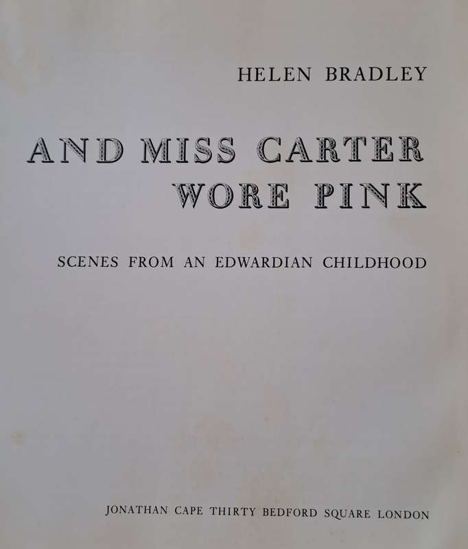 And Miss Carter Wore Pink - Helen Bradley