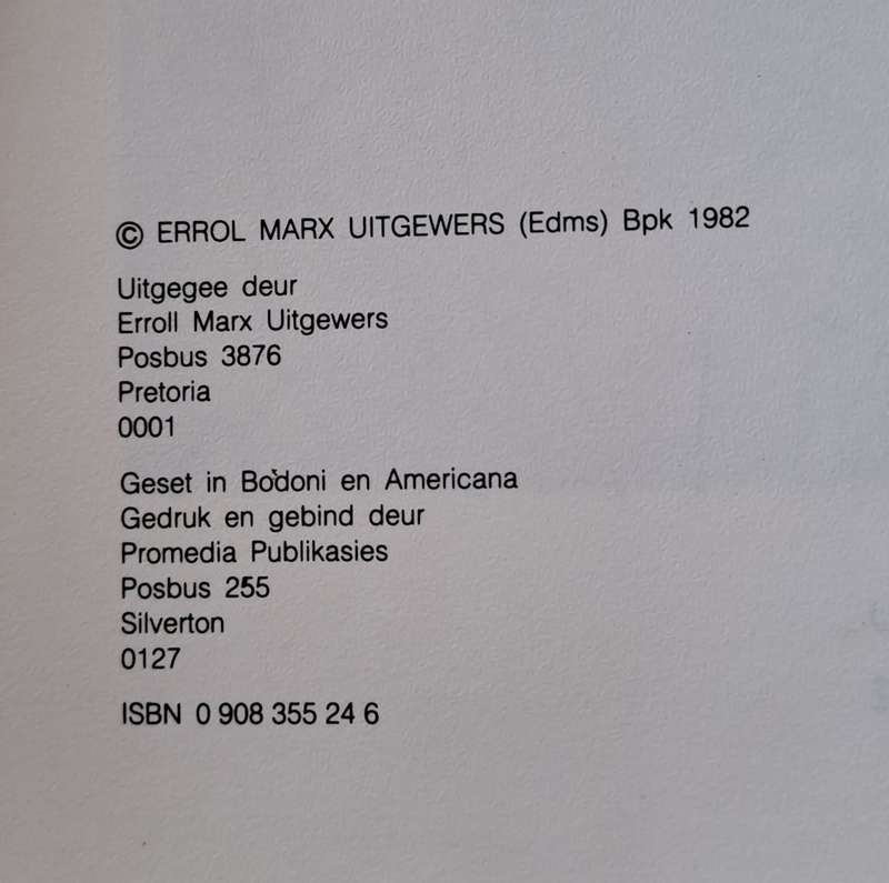 Kromdraai - Frans Martin Claerhout (Hard cover with DJ)