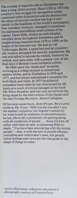 The last days of white Rhodesia. - Denis Hills