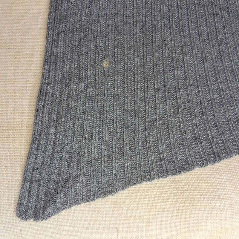 ANN TAYLOR (LOFT) WATERFALL-STYLE SLEEVELESS CARDIGAN/GILET - GREY