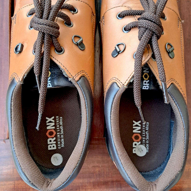 BRONX LEATHER TRAP TAN LACE UPS