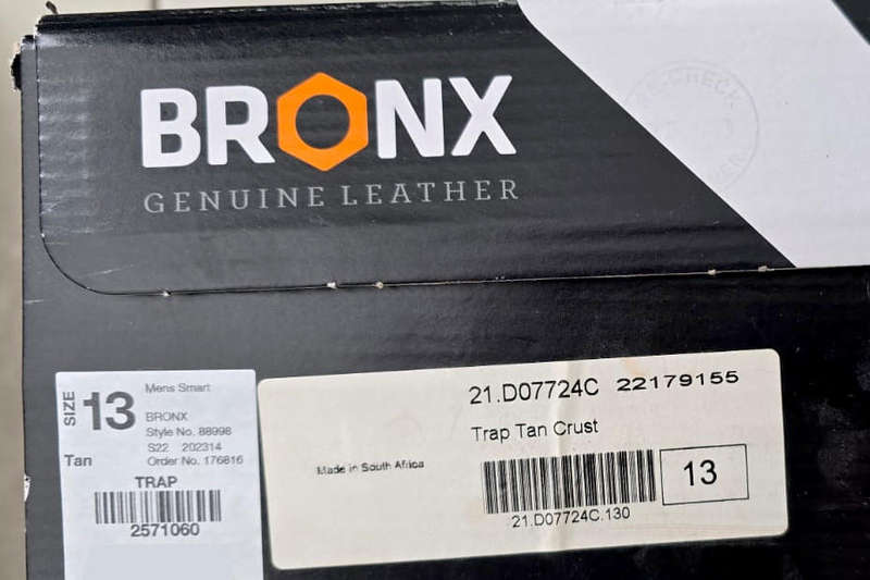 BRONX LEATHER TRAP TAN LACE UPS