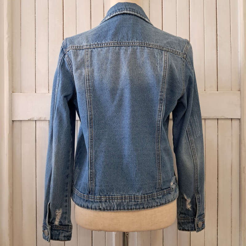 EXACT DENIM JACKET (SIZE 10) - BLUE