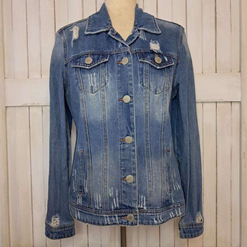 EXACT DENIM JACKET (SIZE 12) - BLUE