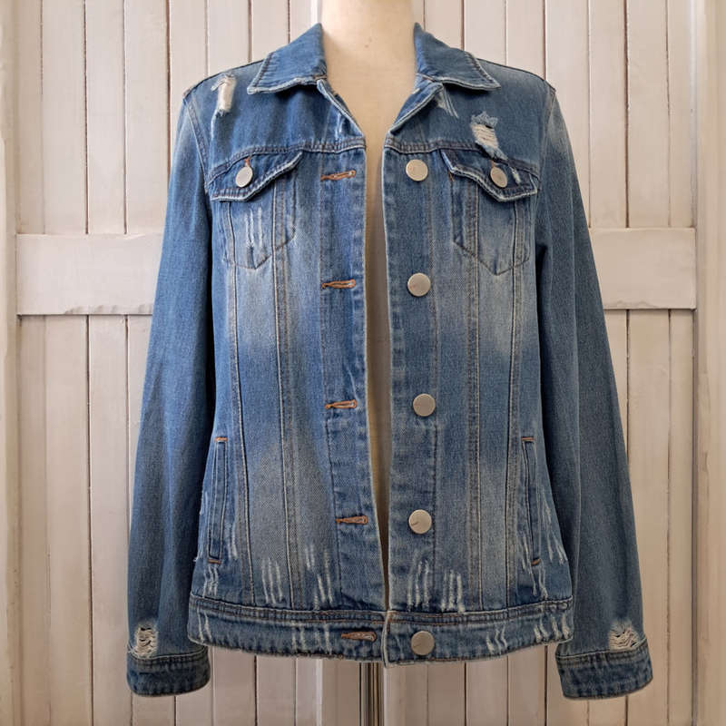 EXACT DENIM JACKET (SIZE 12) - BLUE