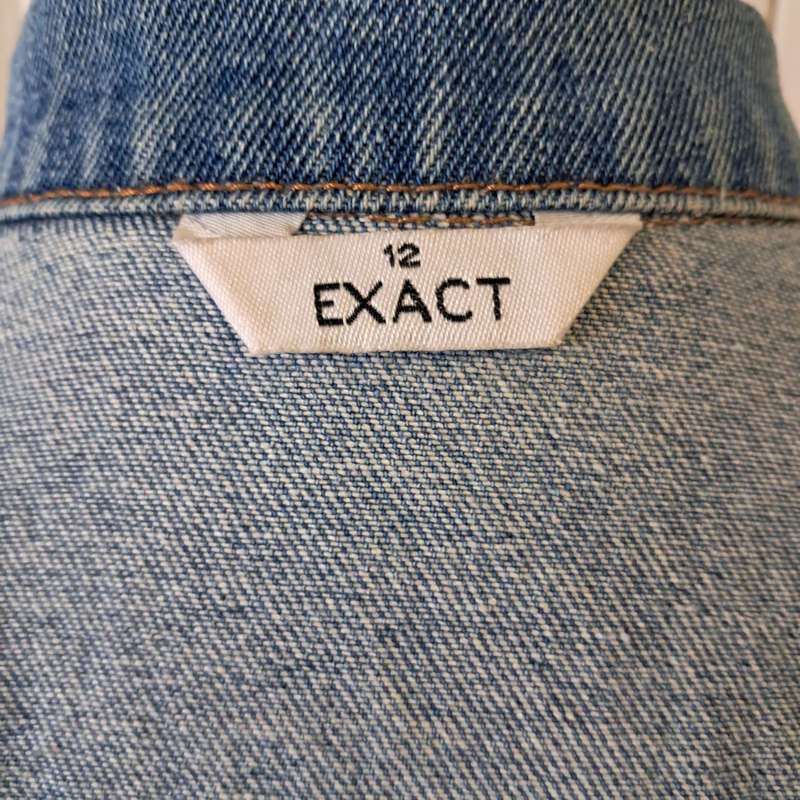 EXACT DENIM JACKET (SIZE 12) - BLUE