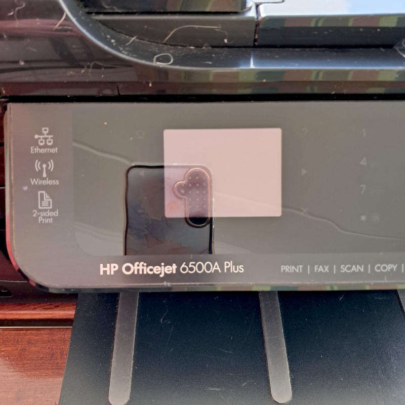 HP OFFICEJET 6500A PLUS PRINTER & SCANNER (DAMAGED - FOR SPARES OR REPAIR)