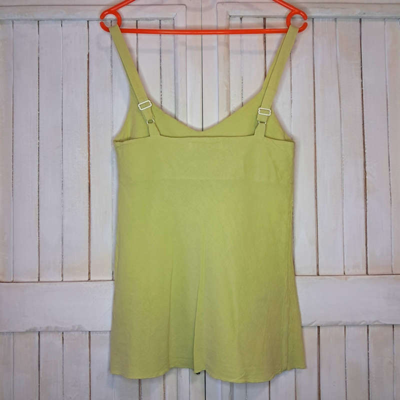 JUST CRUIZIN 100% COTTON TOP - LIME GREEN